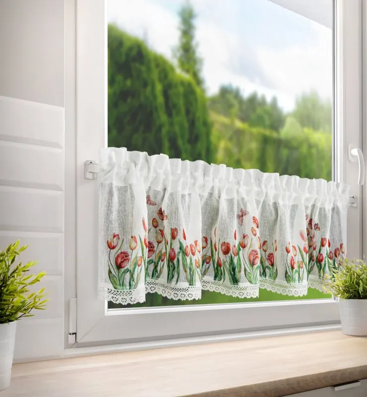 FIRANA GOTOWA STELLA NA TAŚMIE 150X30 CM BIAŁY — zdjęcie 10