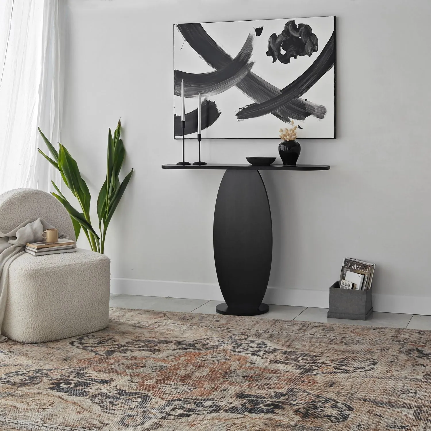 Konsola ELLITTICA 30x100 antracytowa - ASI_552NOS1911