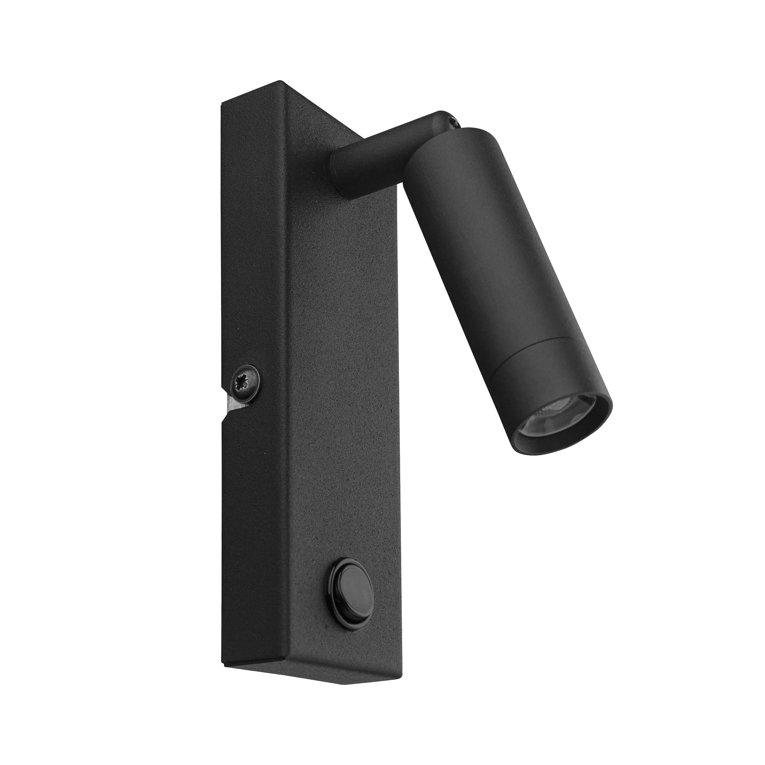 Kinkiet ENZO czarny regulowany z włącznikiem 15x14x5cm Kinkiet ENZO czarny regulowany z włącznikiem 15x14x5cm