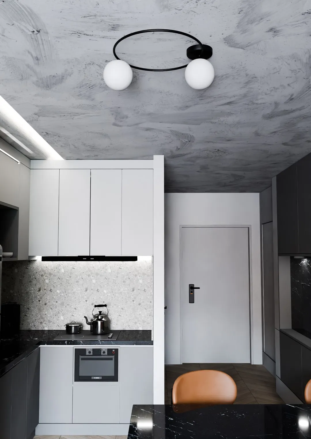 Lampa sufitowa SOPRA Czarny 1257/2 - 1257/2