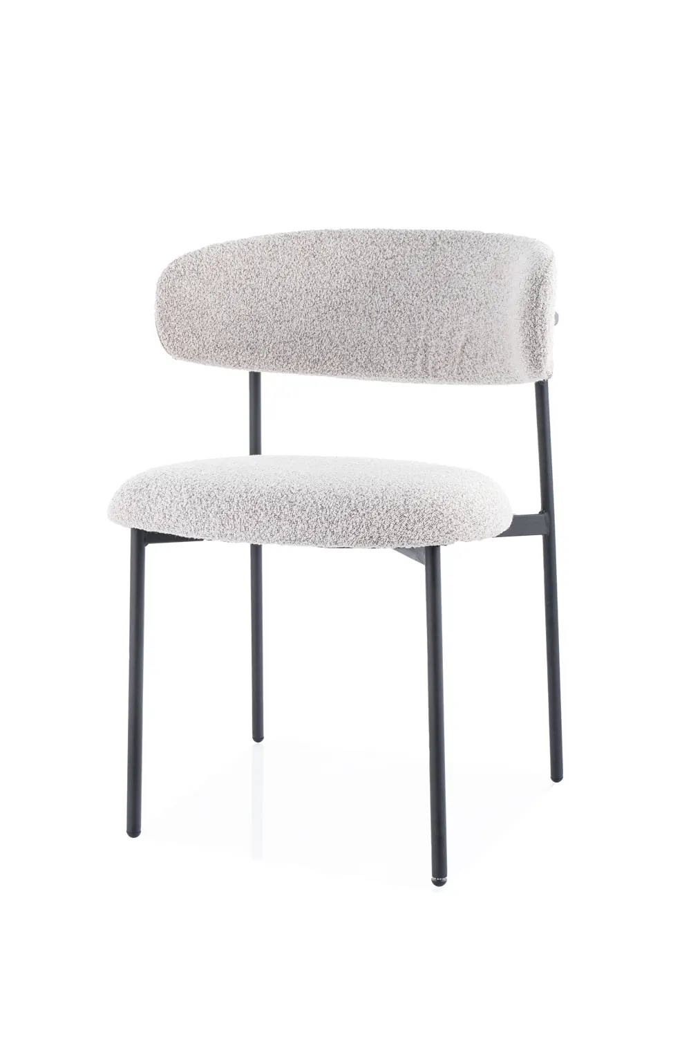 Krzesło ELTON beżowe TAP.231, czarny stelaż Krzesło ELTON beżowe TAP.231, czarny stelaż