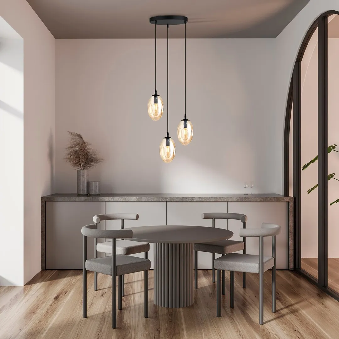 Lampa wisząca ASTRAL Czarny 1267/3PREM - 1267/3PREM