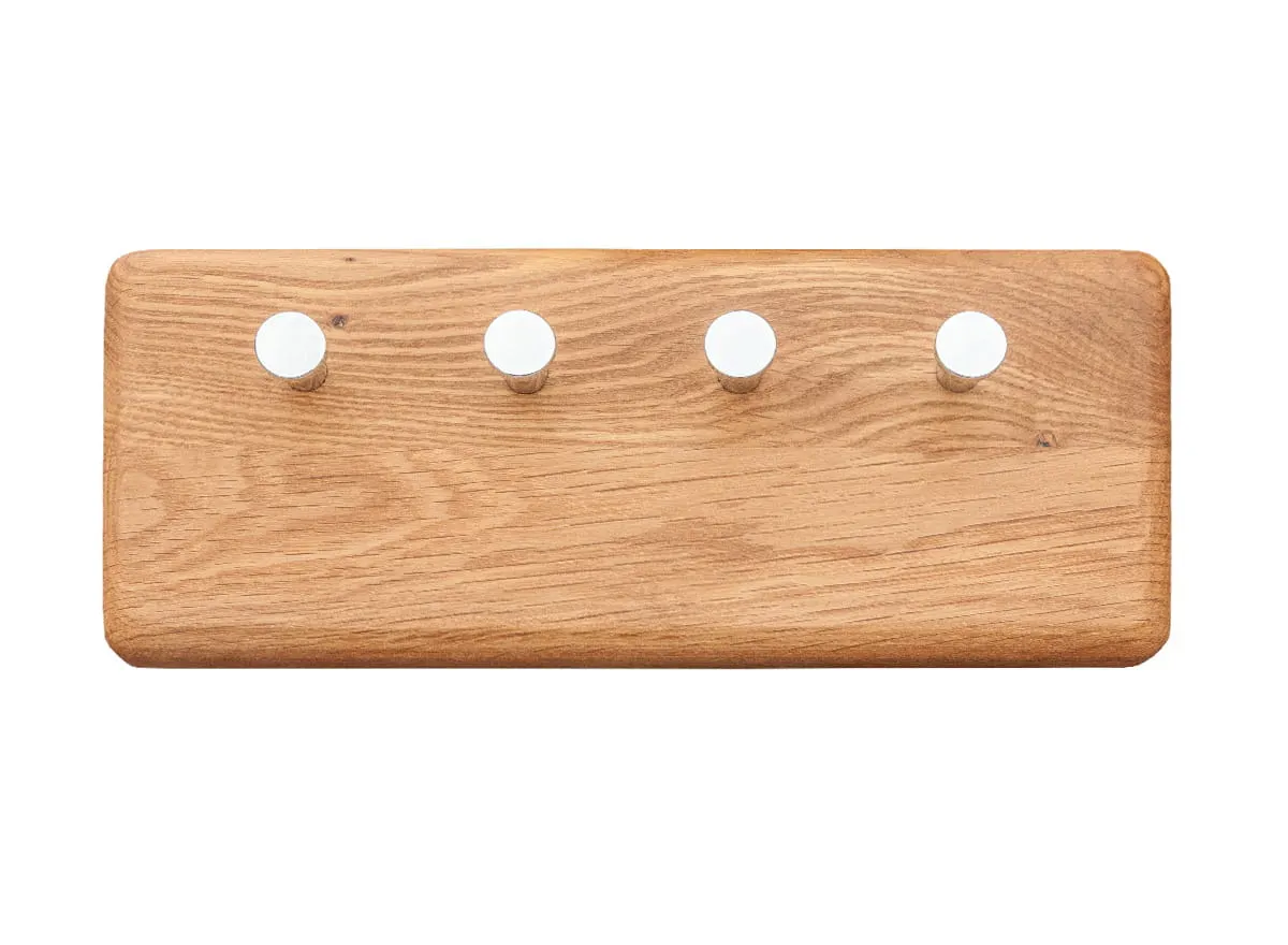 Wieszak dębowy mały Gialo 25x10x5 cm - 2SGIA24