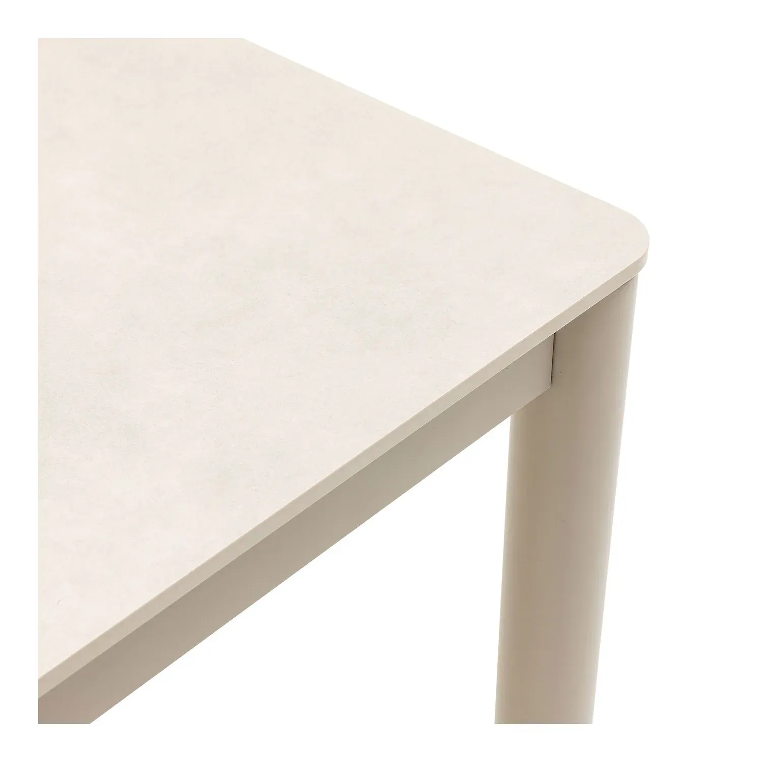 Stół nierozkładany ALCUDIA 90x200 ceramika aluminium piaskowy - 7501196