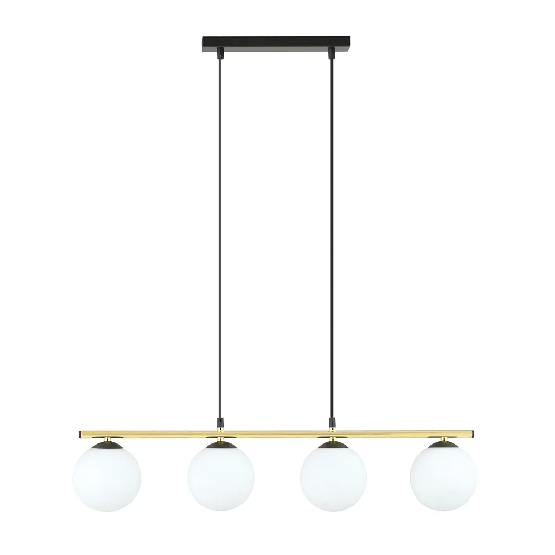 Lampa wisząca ALORA Czarny,Złoty 1254/4