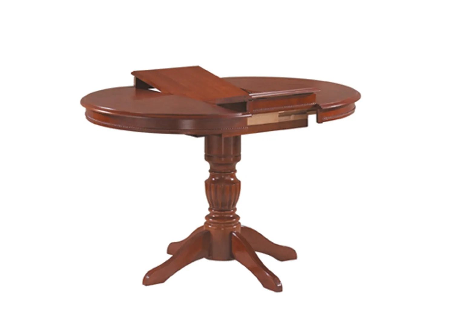 Stół rozkładany MARGO klasyczny ciemny orzech 90x90(125) Signal - MARGOCO