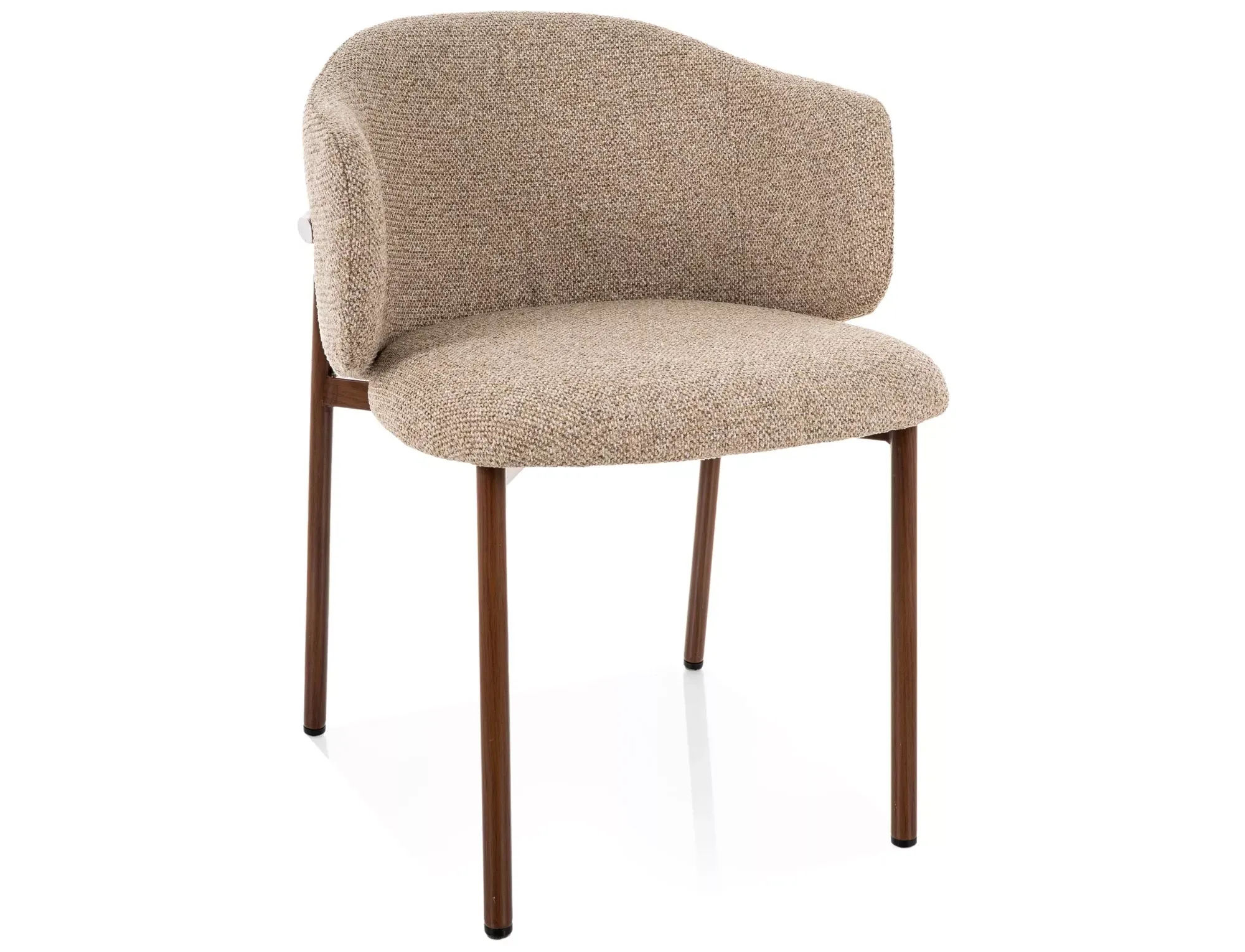 Krzesło OSAKA D TAP. 253 beżowy orzech - OSAKADORBE