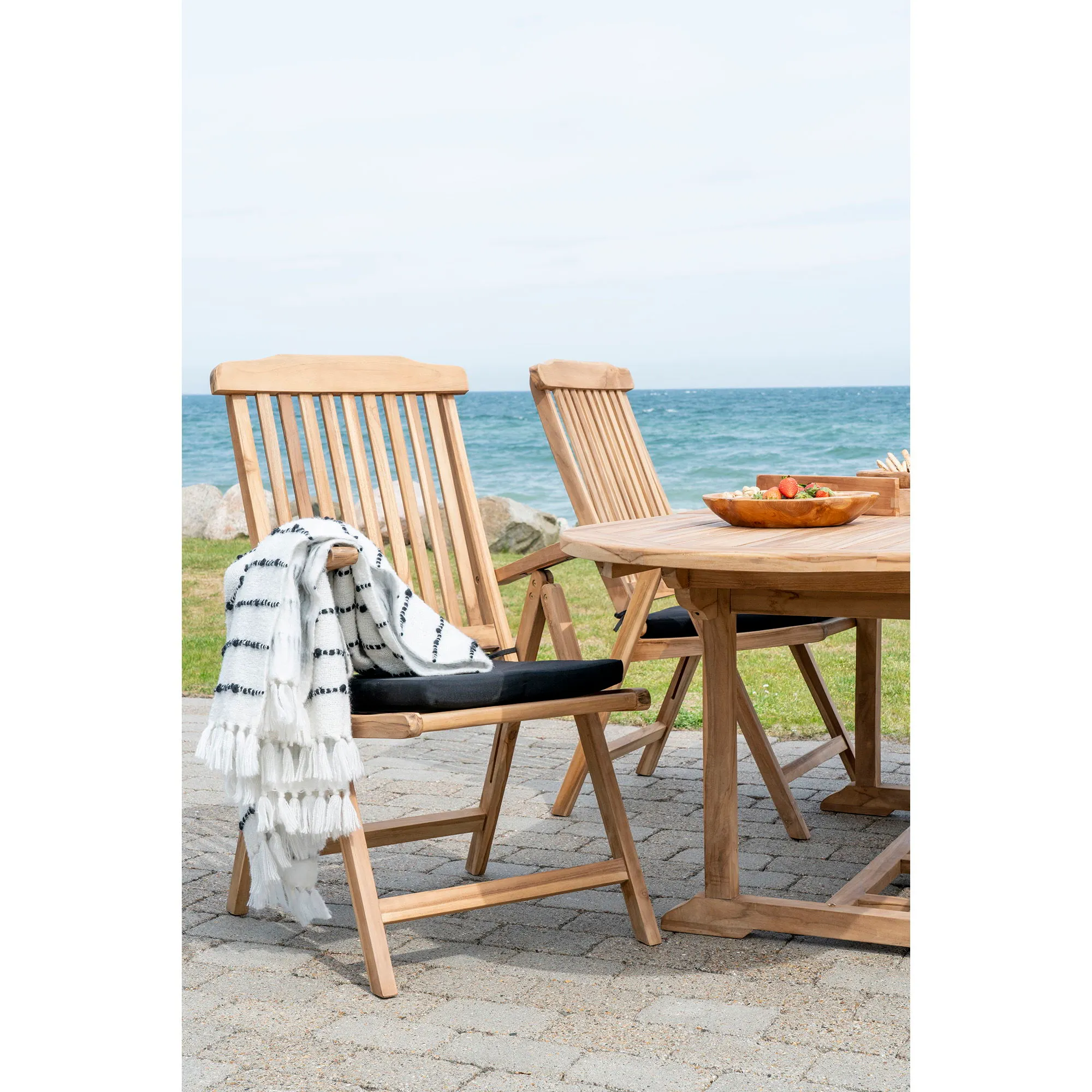 Poduszka na siedzisko ALTURE 42x42 cm czarna - 7051020