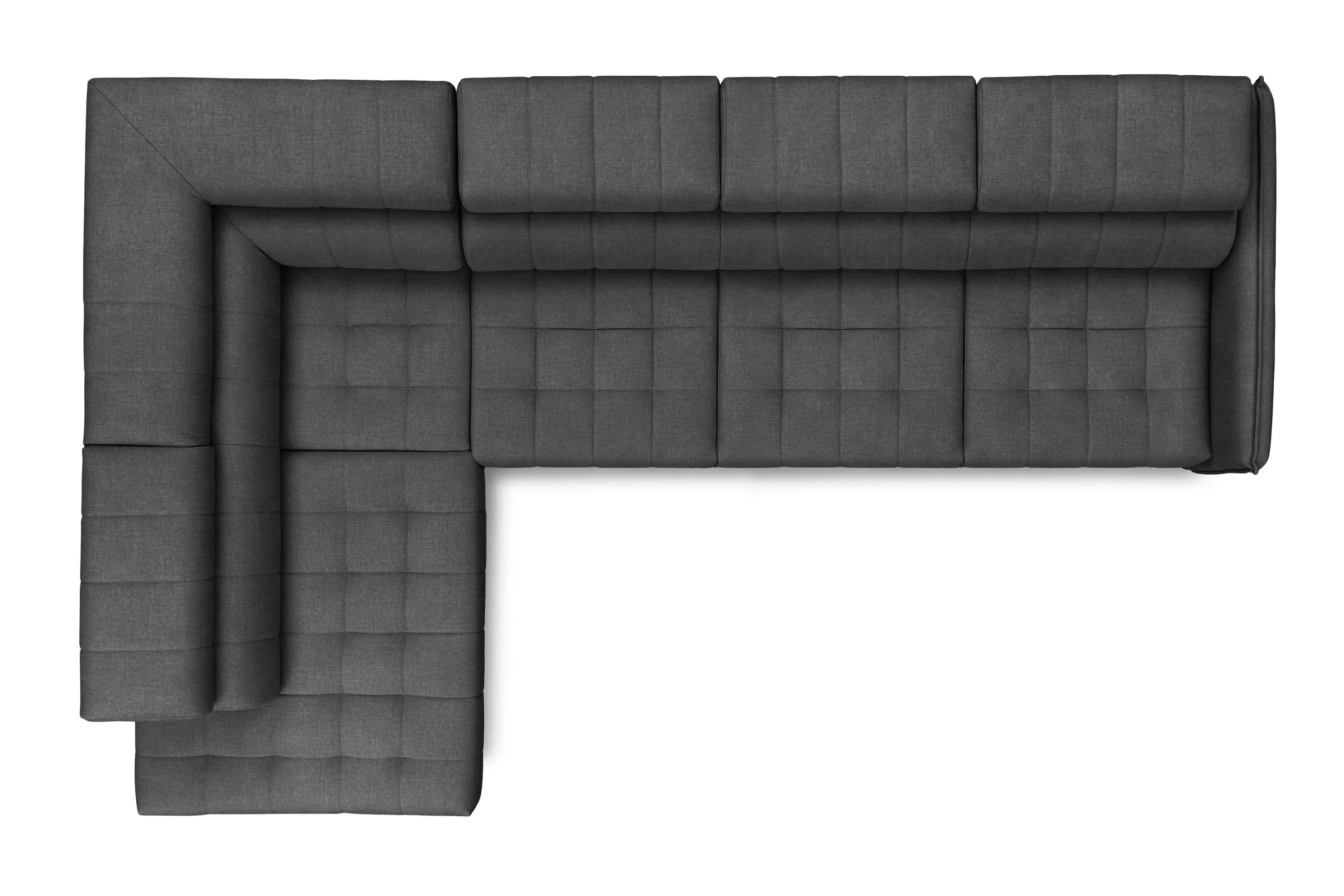 Narożnik lewostronny ELARIAS MAXI regulacja zagłówka i podłokietników tkanina Zetta 305 ciemnoszary - B_168455