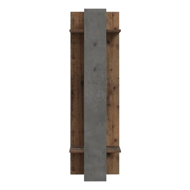 Panel ubraniowy CLIF 60X200 cm old wood vintage, beton - COMD701-C748