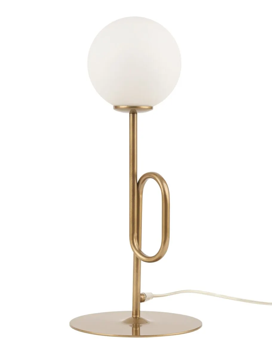 Lampa stołowa TES złota Lampa stołowa TES złota