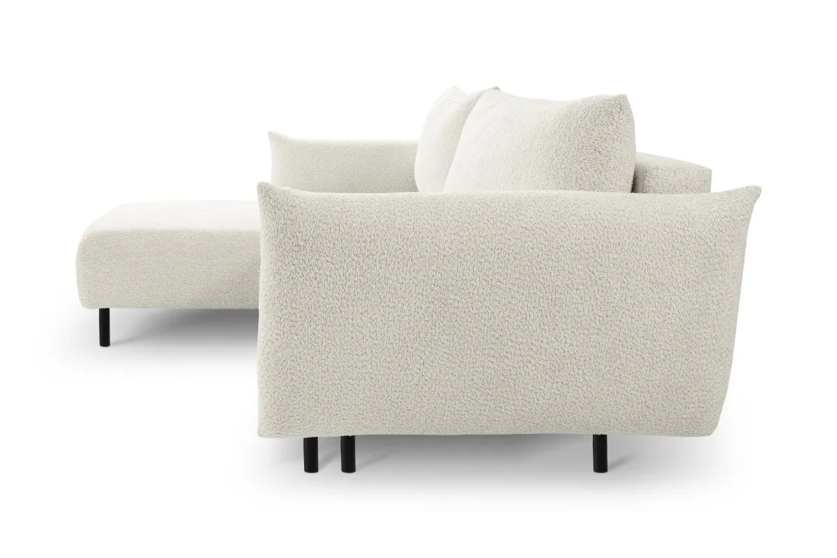 Narożnik rozkładany z pojemnikiem ADEL ANTHOLOGY 257 cm L/P kremowy - ADEL_NAR_ANTOLOGY20