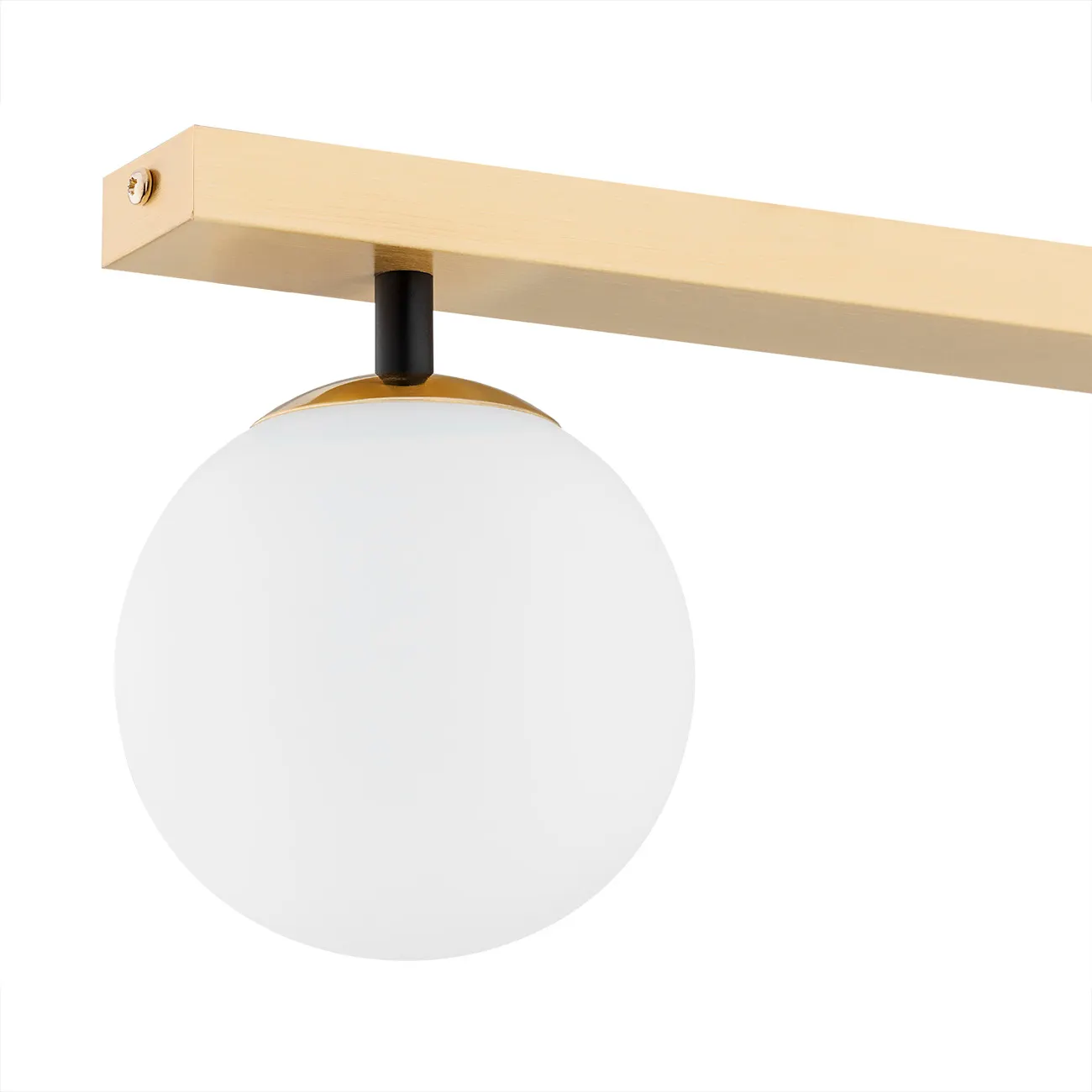 Lampa sufitowa FREEMONT z dwoma okrągłymi białymi kloszami - 1045