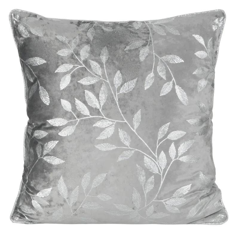 POSZEWKA VELVET 45 X 45 CM STALOWY