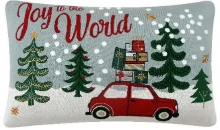 Poduszka świąteczna z wzorem 40x60 wielokolorowa