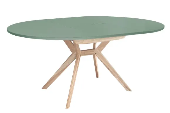 Okrągły stół rozkładany BIJU 120-170cm szałwiowy jesion - RGBTBR_120_17