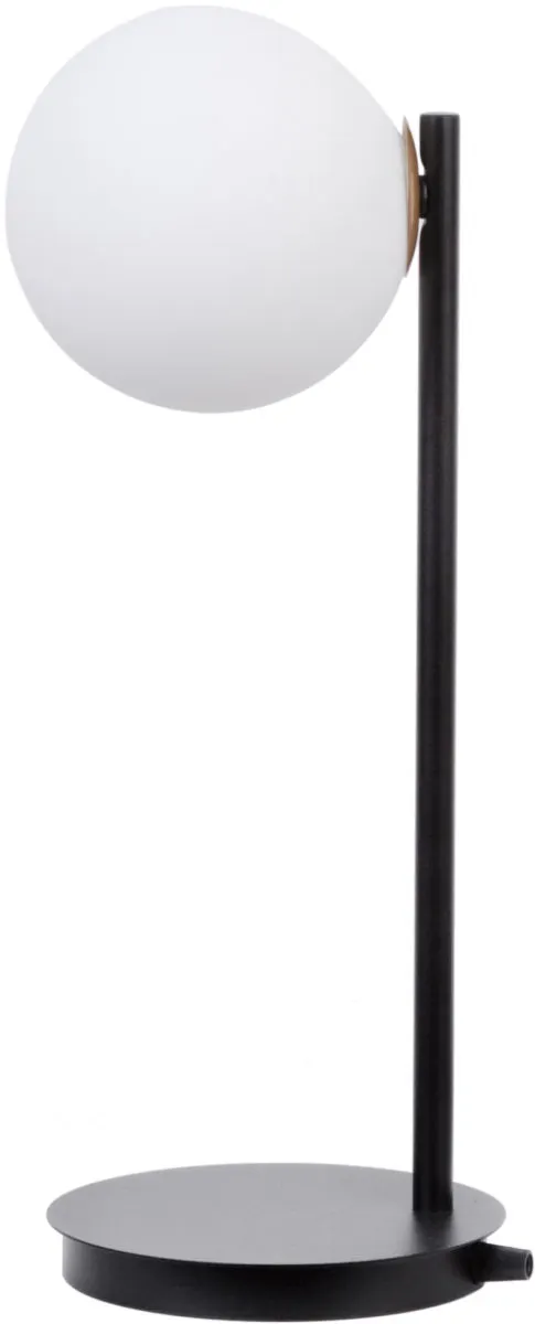 Lampa nocna GAMA biało-czarna