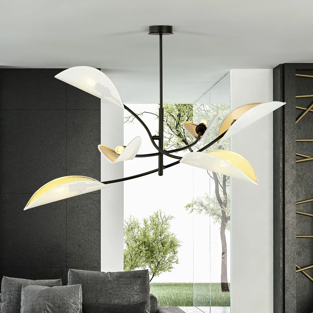 image lampa wisząca, lampa sufitowa, żyłowanie oświetlenie, metalowy żyrandol, ozdobne oświetlenie