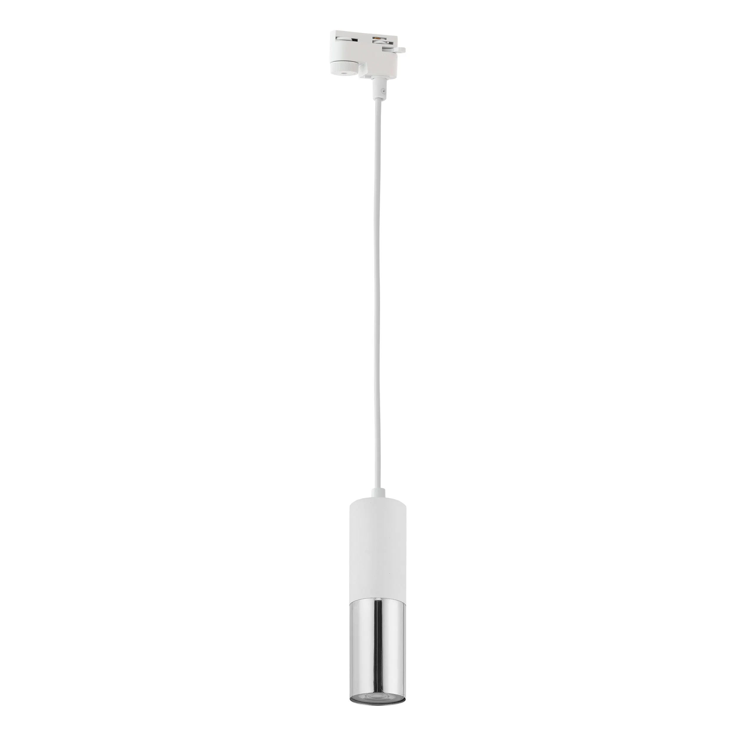 Lampa listwowa TRACER biała ze srebrnym elementem 120x5cm