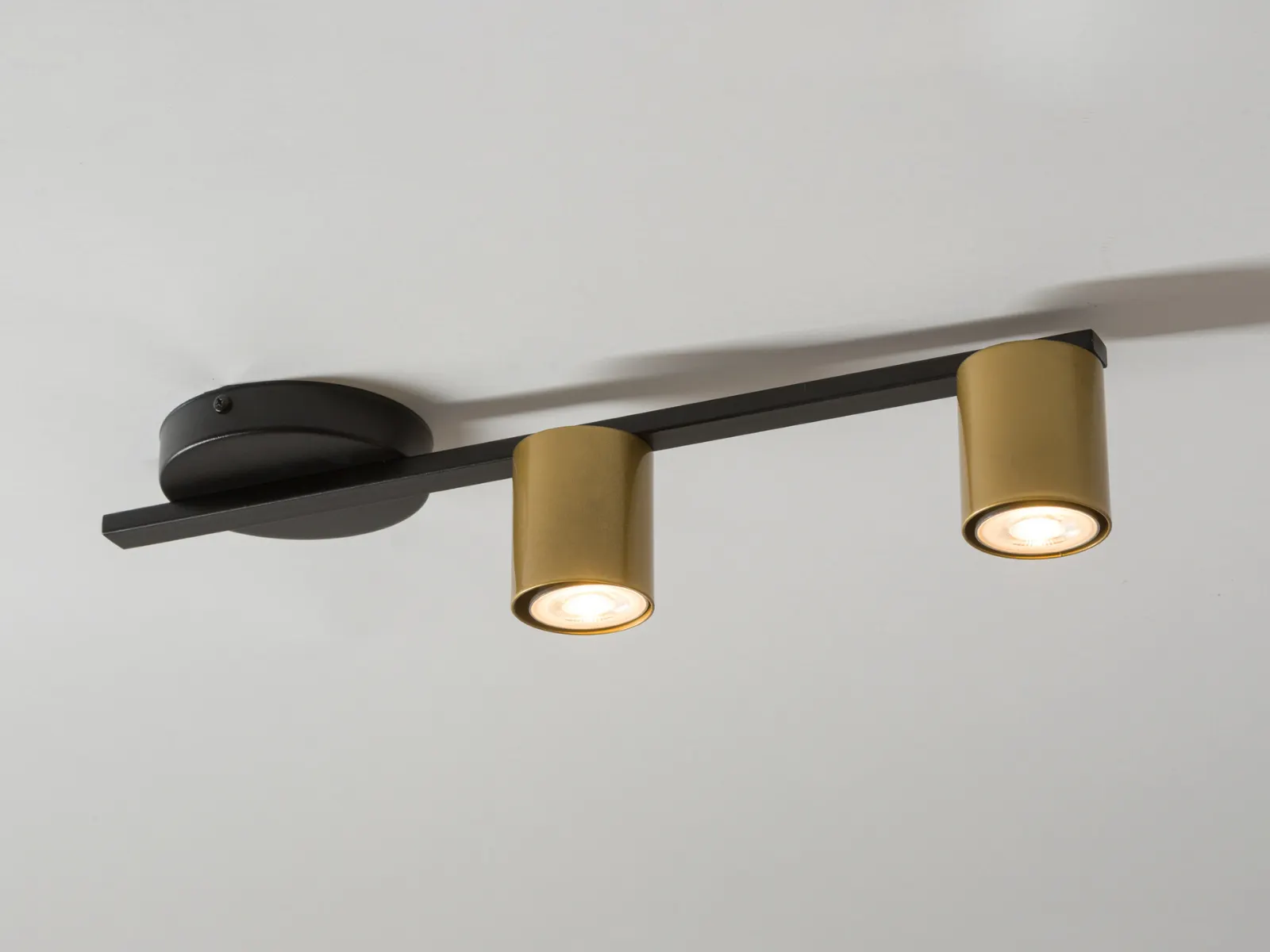 Lampa sufitowa SKY 2 czarno-złota - SI_33432