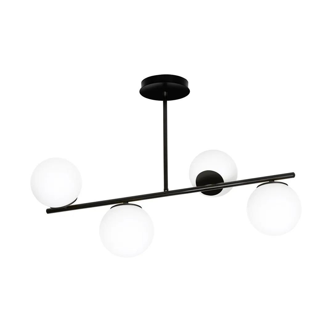 Lampa wisząca BIOR 4 czarny biały