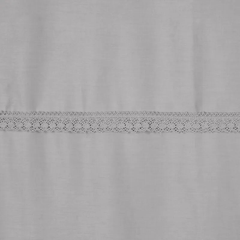 KOMPLET POŚCIELI RETRO 5 220 X 200 CM JASNOSZARY - EU_452766