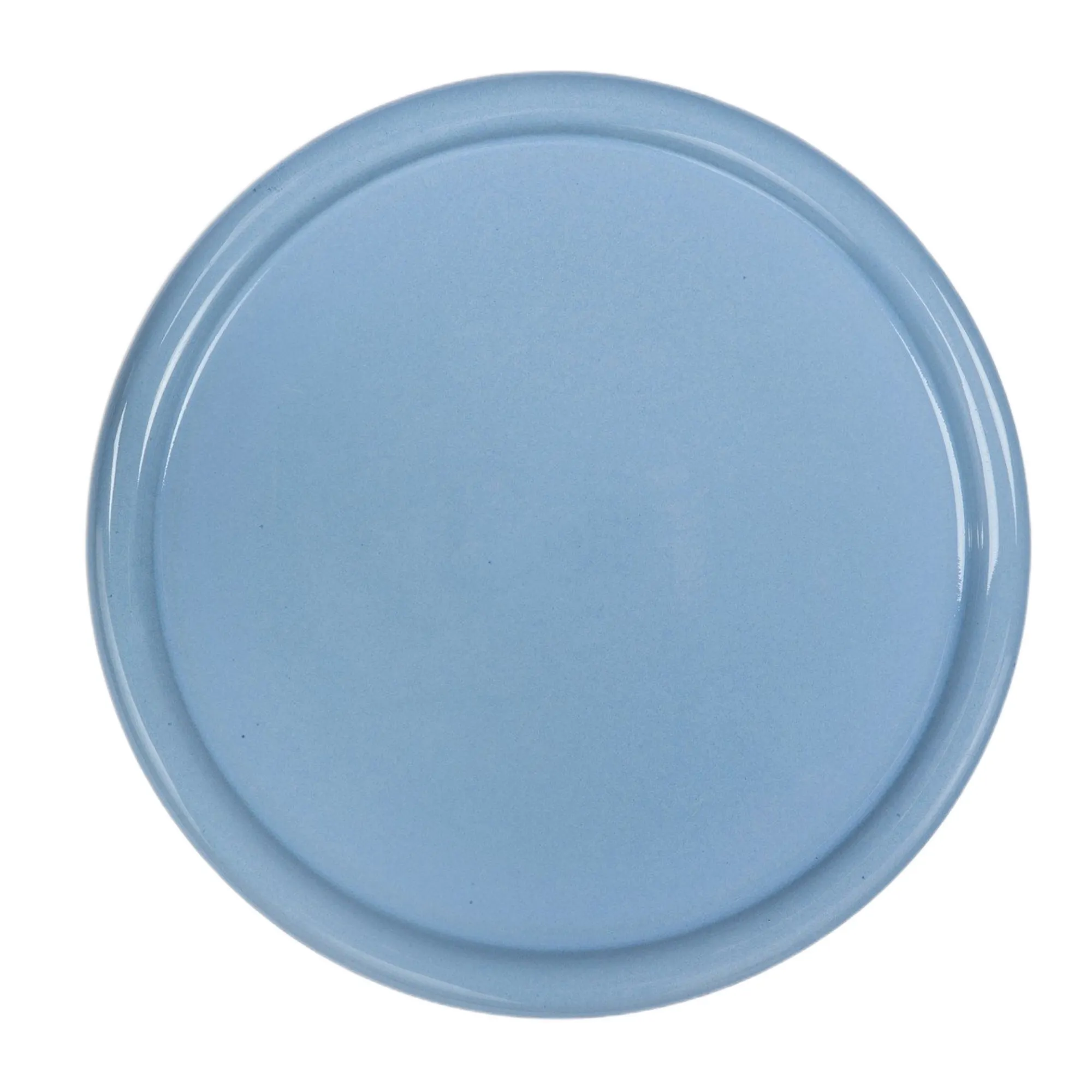 BYON PORTO Talerz 26,5cm, niebieski talerz, kula, ceramika, niebieski, okrągły