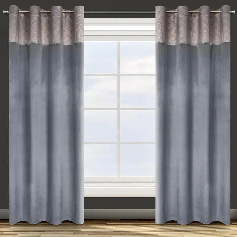 ZASŁONA GOTOWA D91 AGNES 140X250 CM GRAFITOWY ZASŁONA GOTOWA D91 AGNES 140X250 CM GRAFITOWY