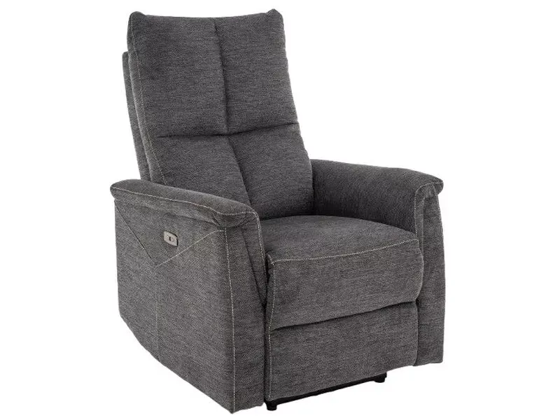 Fotel elektryczny rozkładany NEPTUN BREGO ciemnoszary Fotel elektryczny rozkładany NEPTUN BREGO ciemnoszary