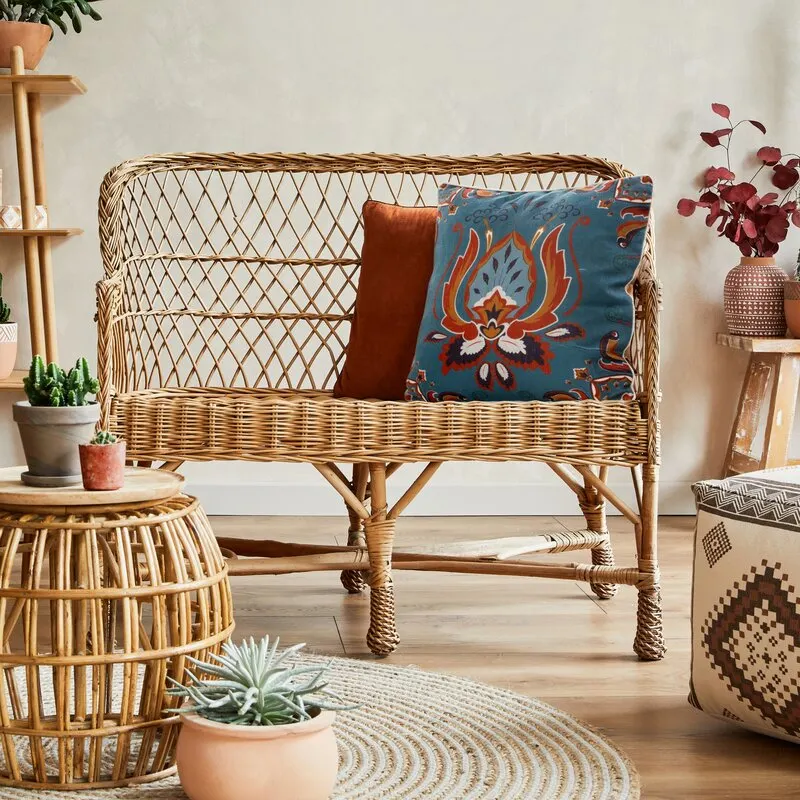 POSZEWKA LEN 11 45 X 45 CM TURKUSOWY - EU_415420