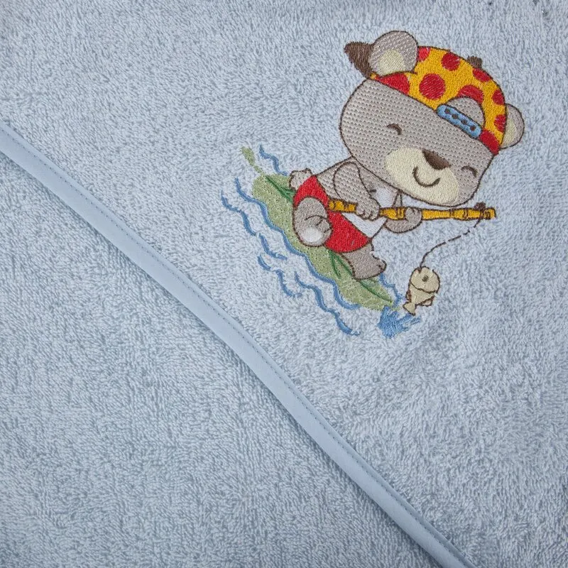 RĘCZNIK DZIECIĘCY BABY51 50X90 CM NIEBIESKI - EU_429131