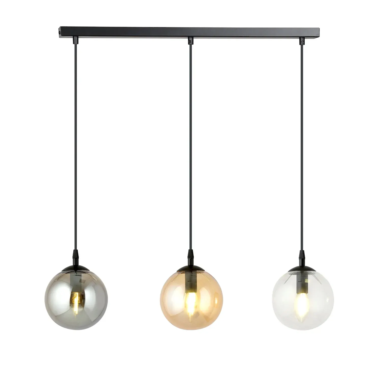 Lampa wisząca COSMO 3 czarny 