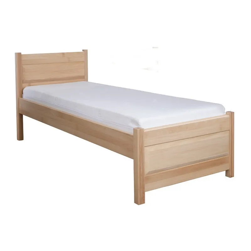 Łóżko bukowe LK120 Naturalny 80x200 DREWMAX
