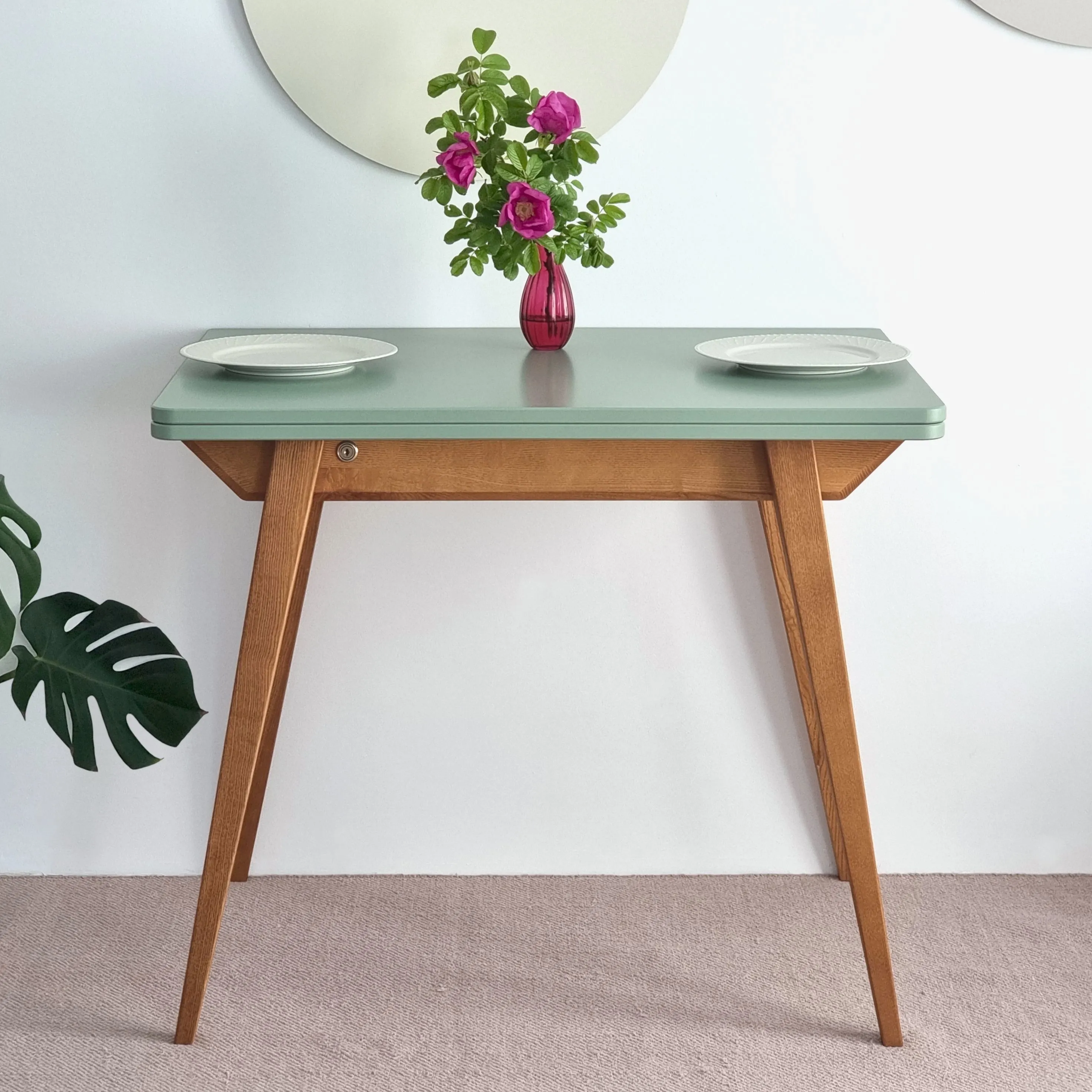 Stół rozkładany ENVELOPE 65x90-130cm szałwiowy dąb - NRAGABATE_E17_OAK