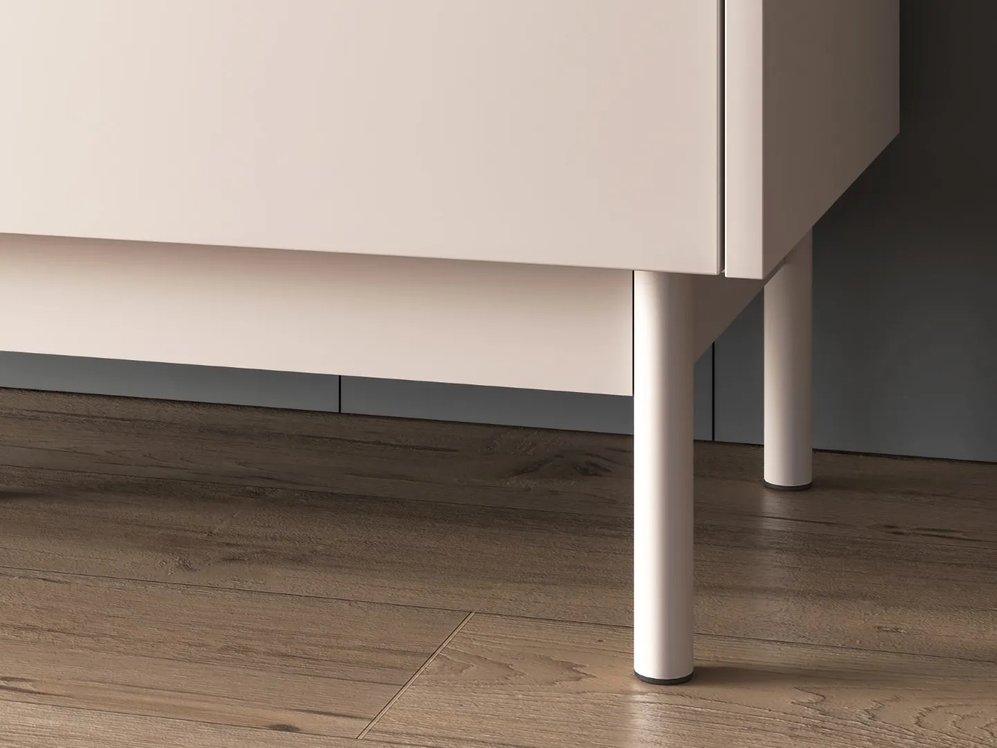 Witryna szklana 2-drzwiowa DUNEA 196x55 ryflowana kaszmir - dąb cremona - 1DUNE02-001