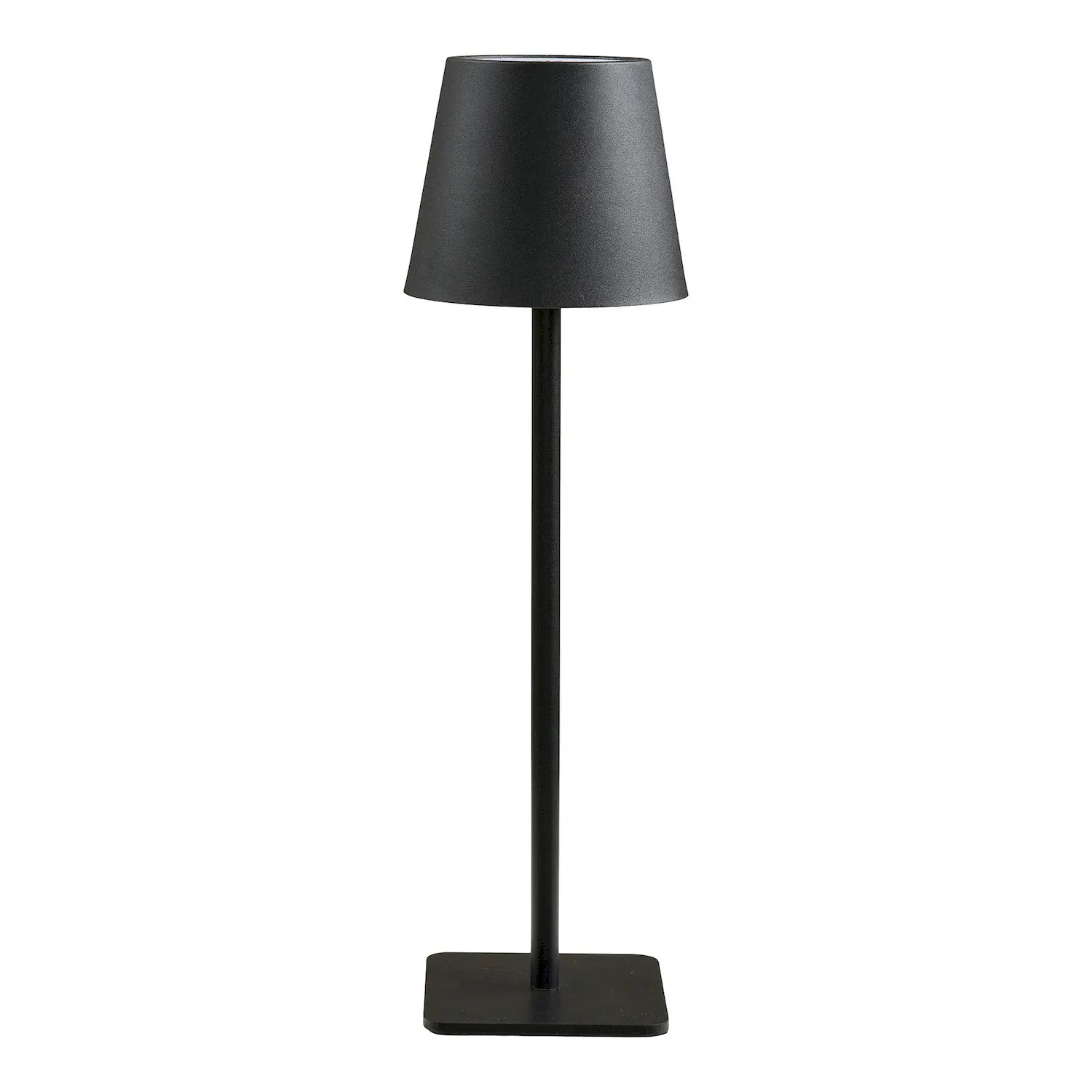 Lampa stołowa metalowa BRADFORD ładowalna czarna Lampa stołowa metalowa BRADFORD ładowalna czarna