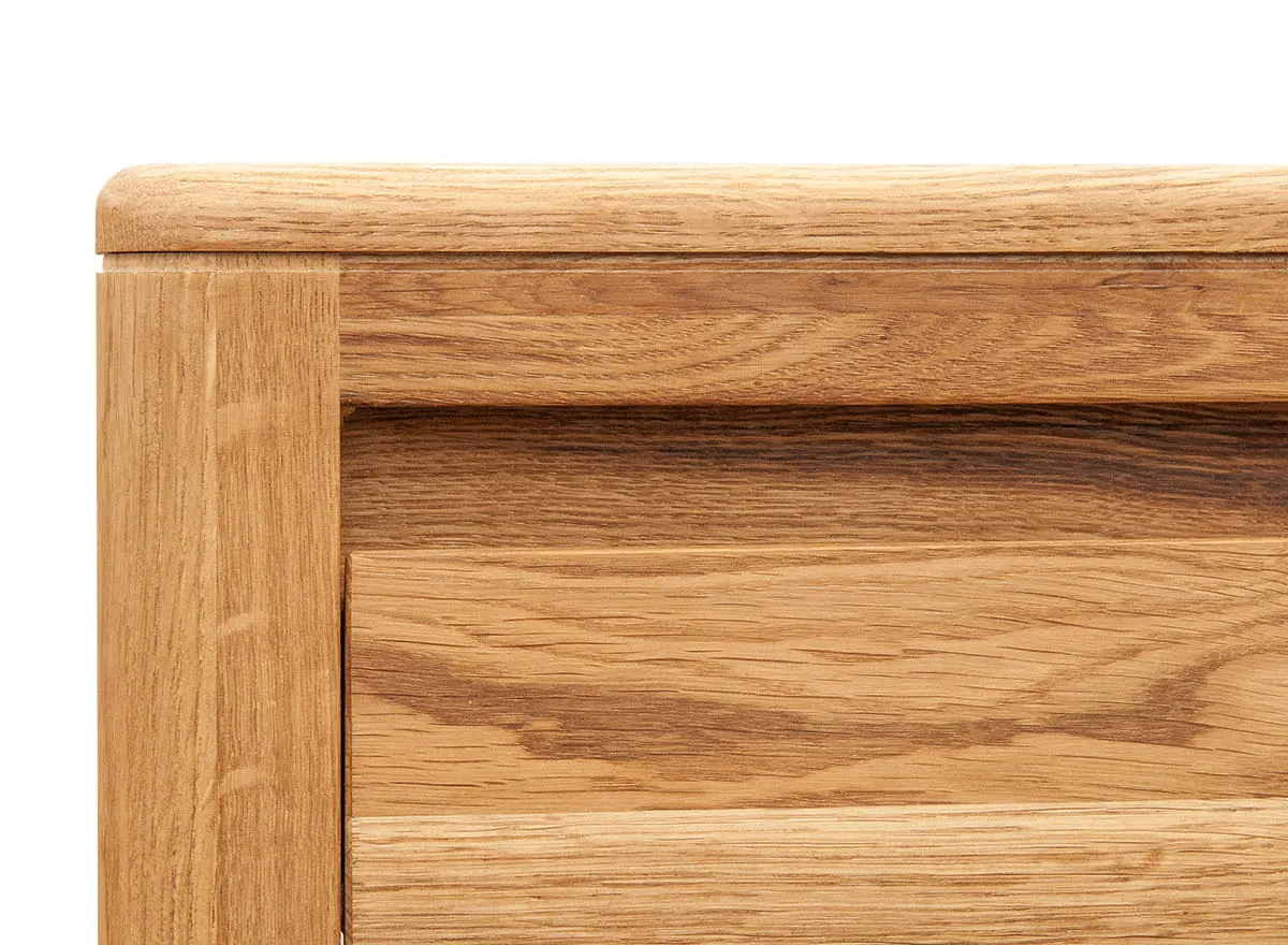 Stolik GIALO z szufladą i półką GIALO 60x40x40 - dąb olejowany - 2SGIA03