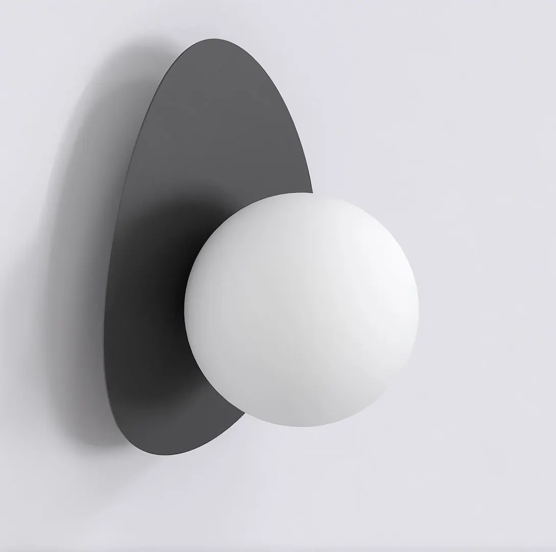 Kinkiet metalowy OVO K1 czarny