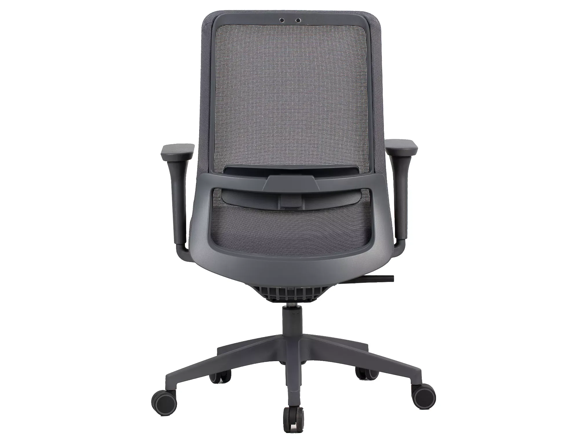 Fotel biurowy obrotowy Q718 ergonomiczny szary - OBRQ718SZ