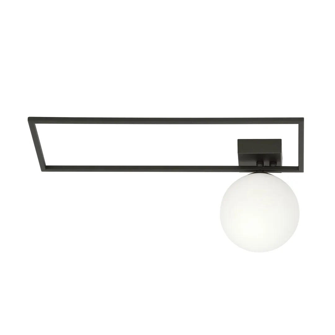 Lampa sufitowa IMAGO 1A czarny biały — zdjęcie 3