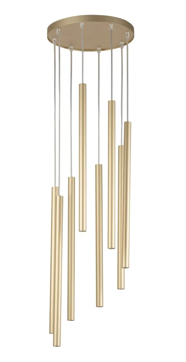 Lampa wisząca SOPEL 8 złota