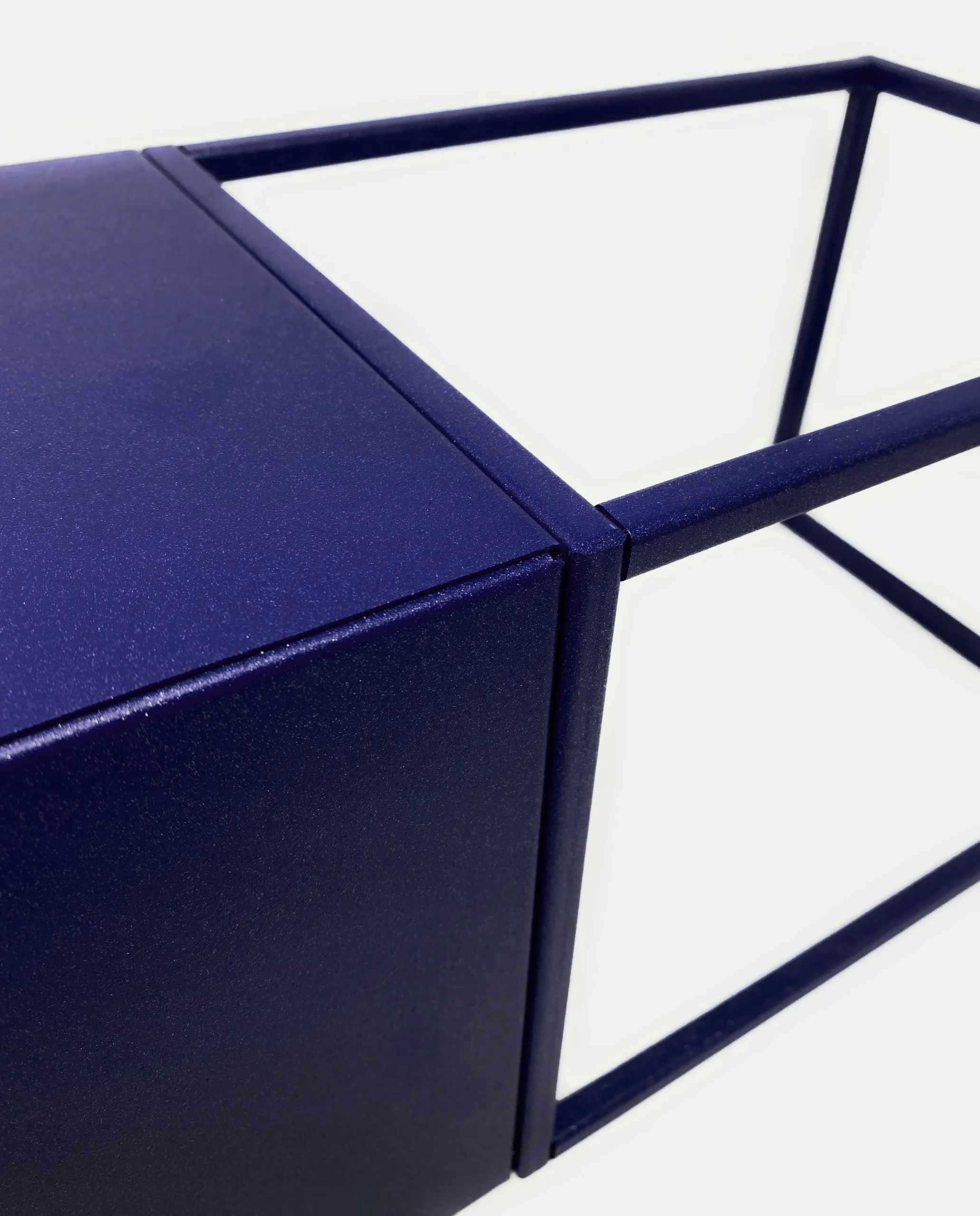 DONICZKA-osłonka na donice metalowa LORIENT L niebieska - LD_TZ000081