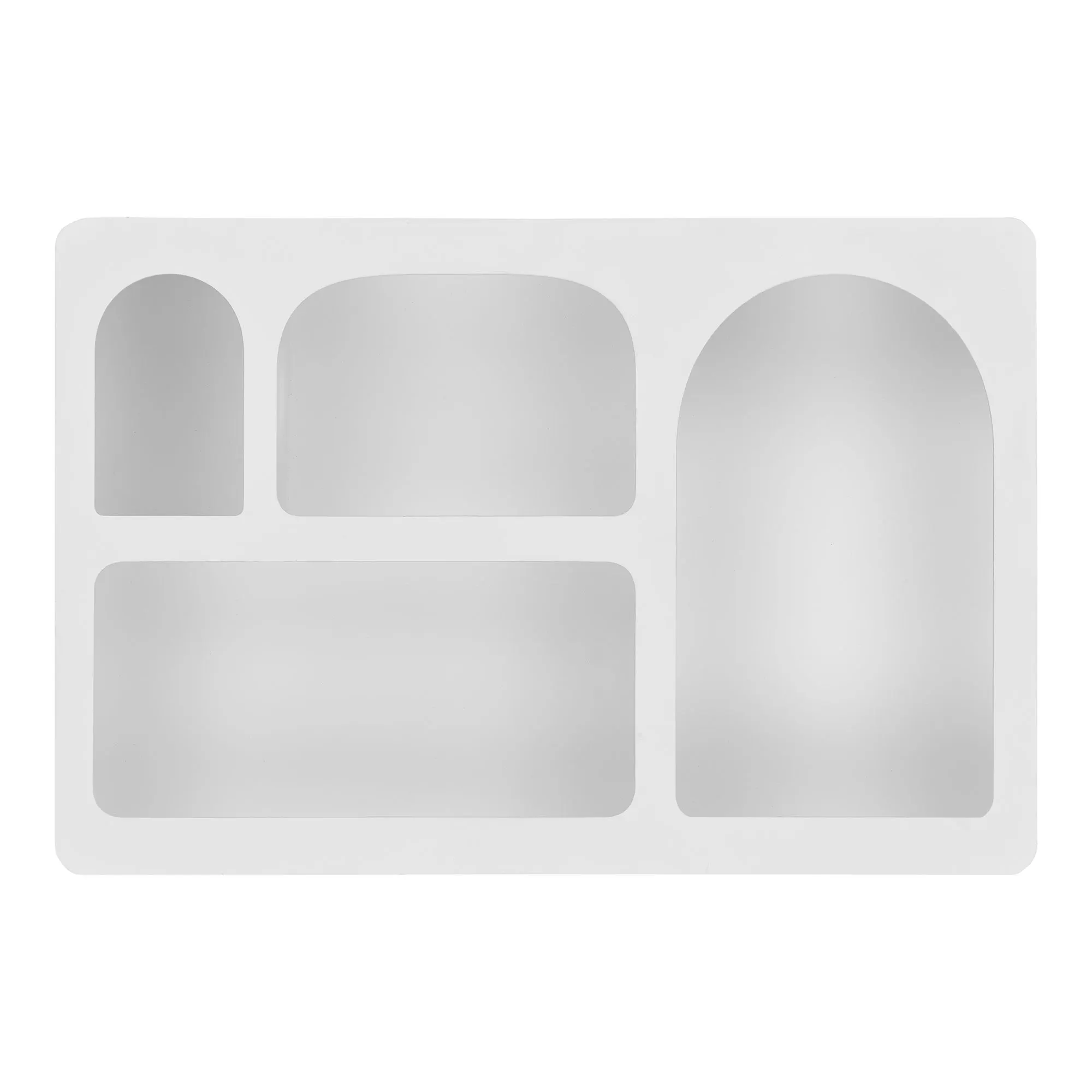 Półka ścienna BRYNE drewniana 40x13x60 cm - biała - 4293021