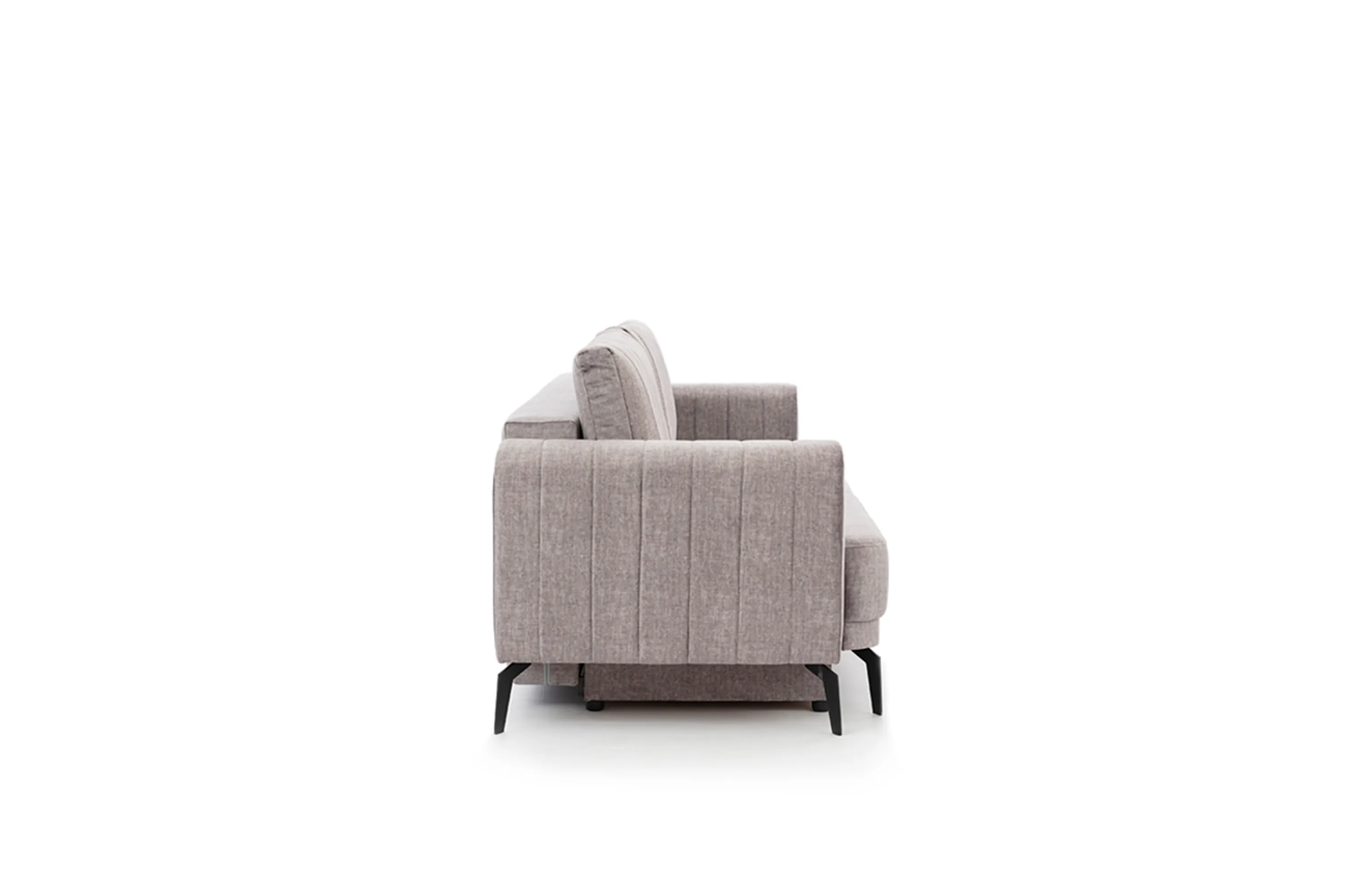 Sofa rozkładana LUZANO (Vogue 14) 250 cm z pojemnikiem szara - B_152456