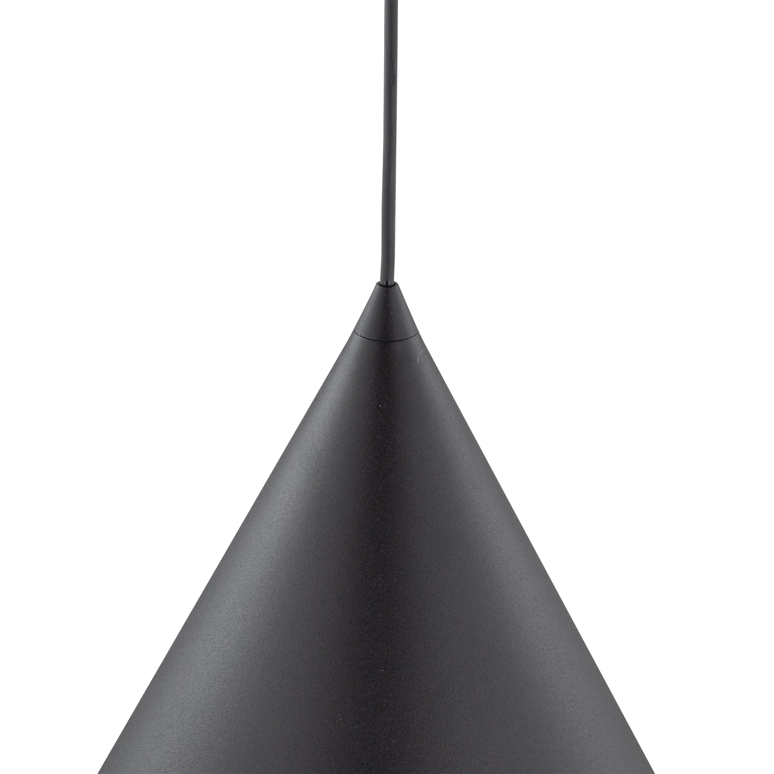 Lampa wisząca CONO czarna metalowa okrągła 170x32cm - TK_10057