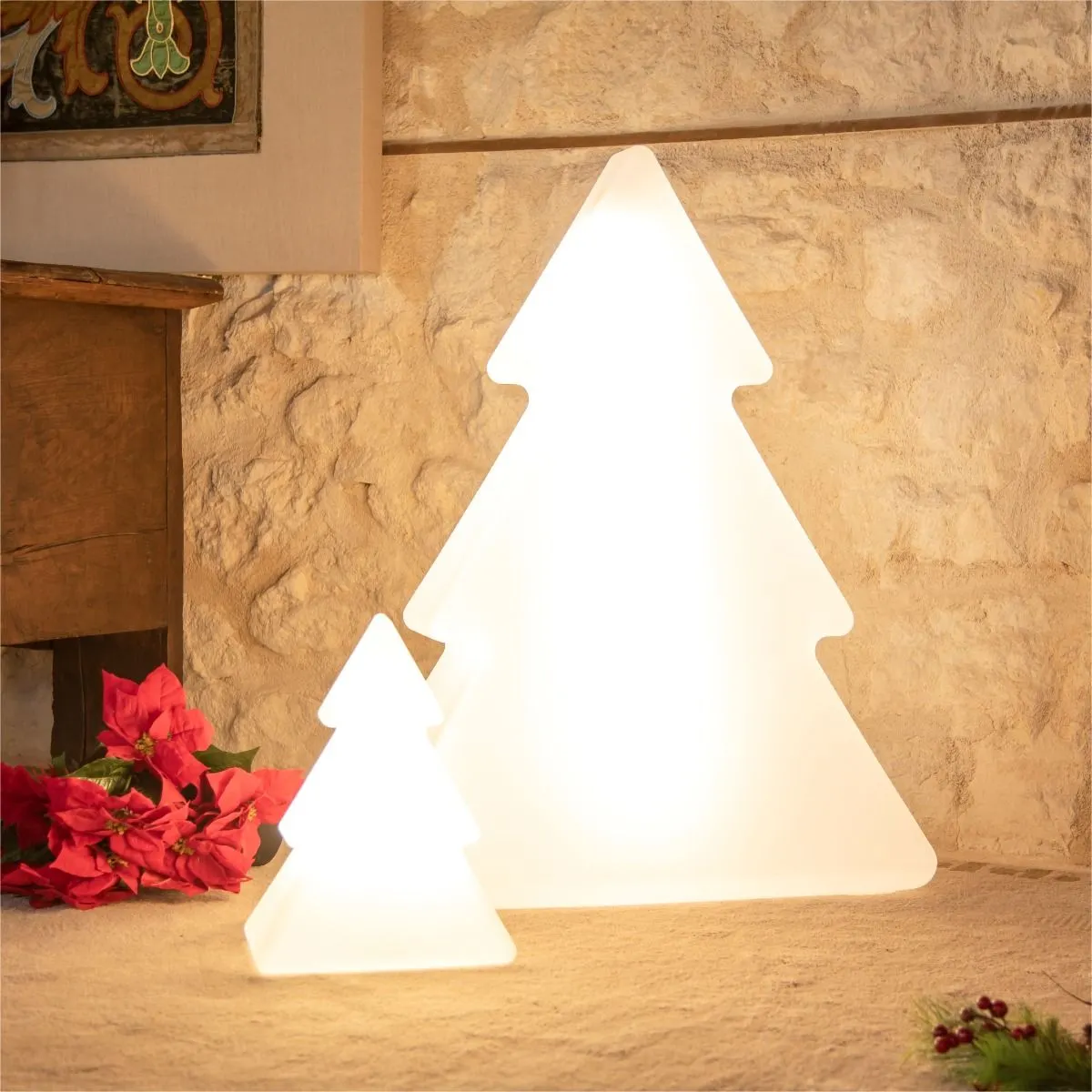 image lampa, ozdobny, świecąca, choinka, dekoracja