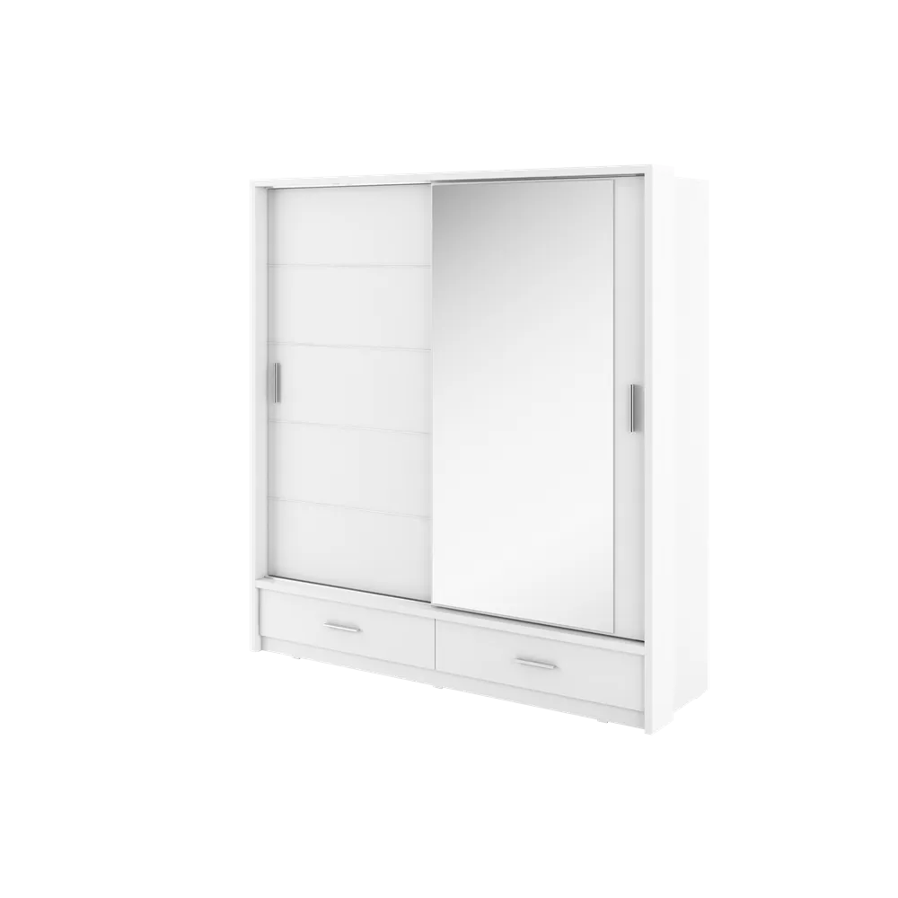 Szafa 2-drzwiowa LED ARTI AR-05P 200cm biała - AR5BIP