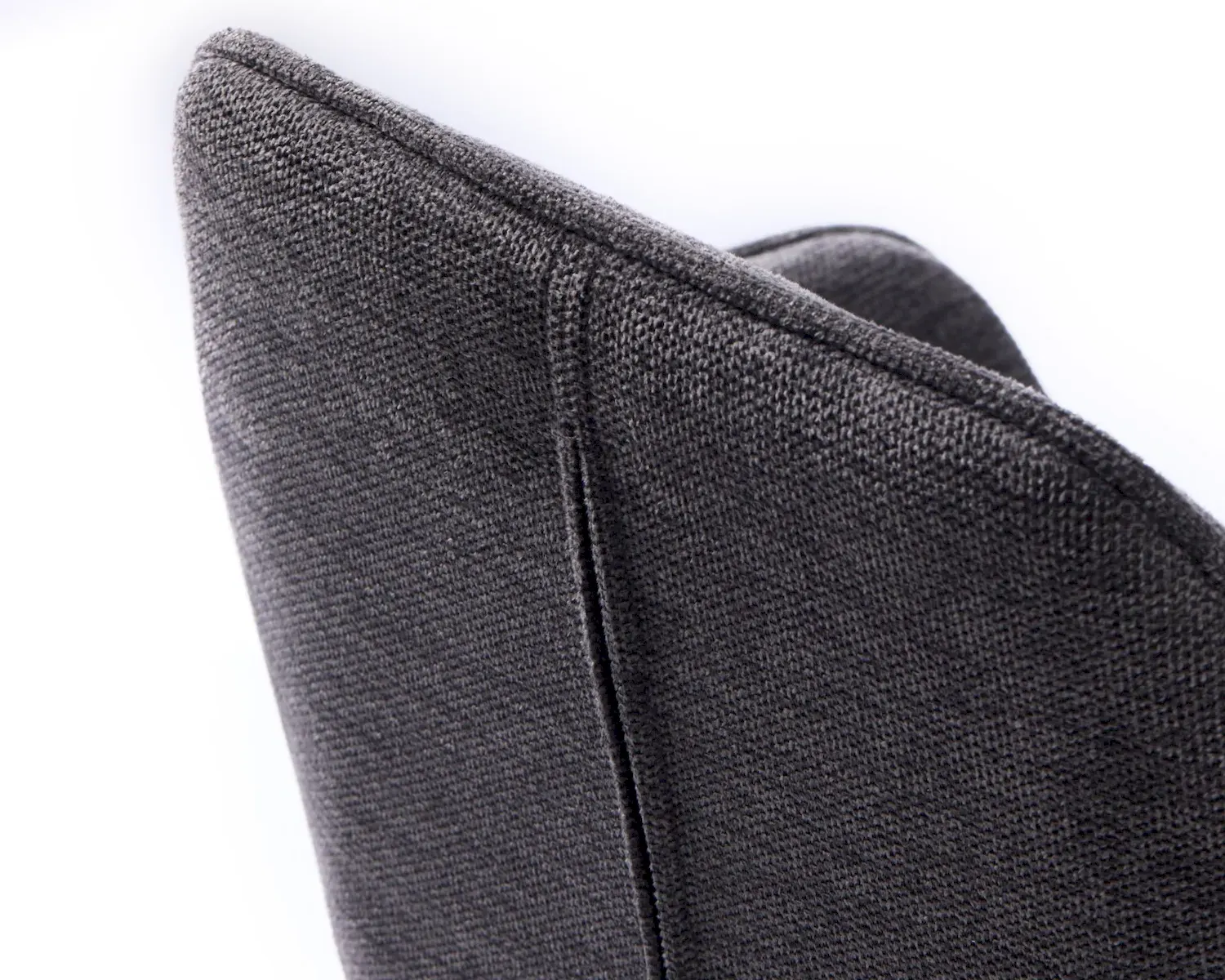 Hoker tapicerowany NOLAN z regulacją wysokości ciemnoszary - UN_50830001