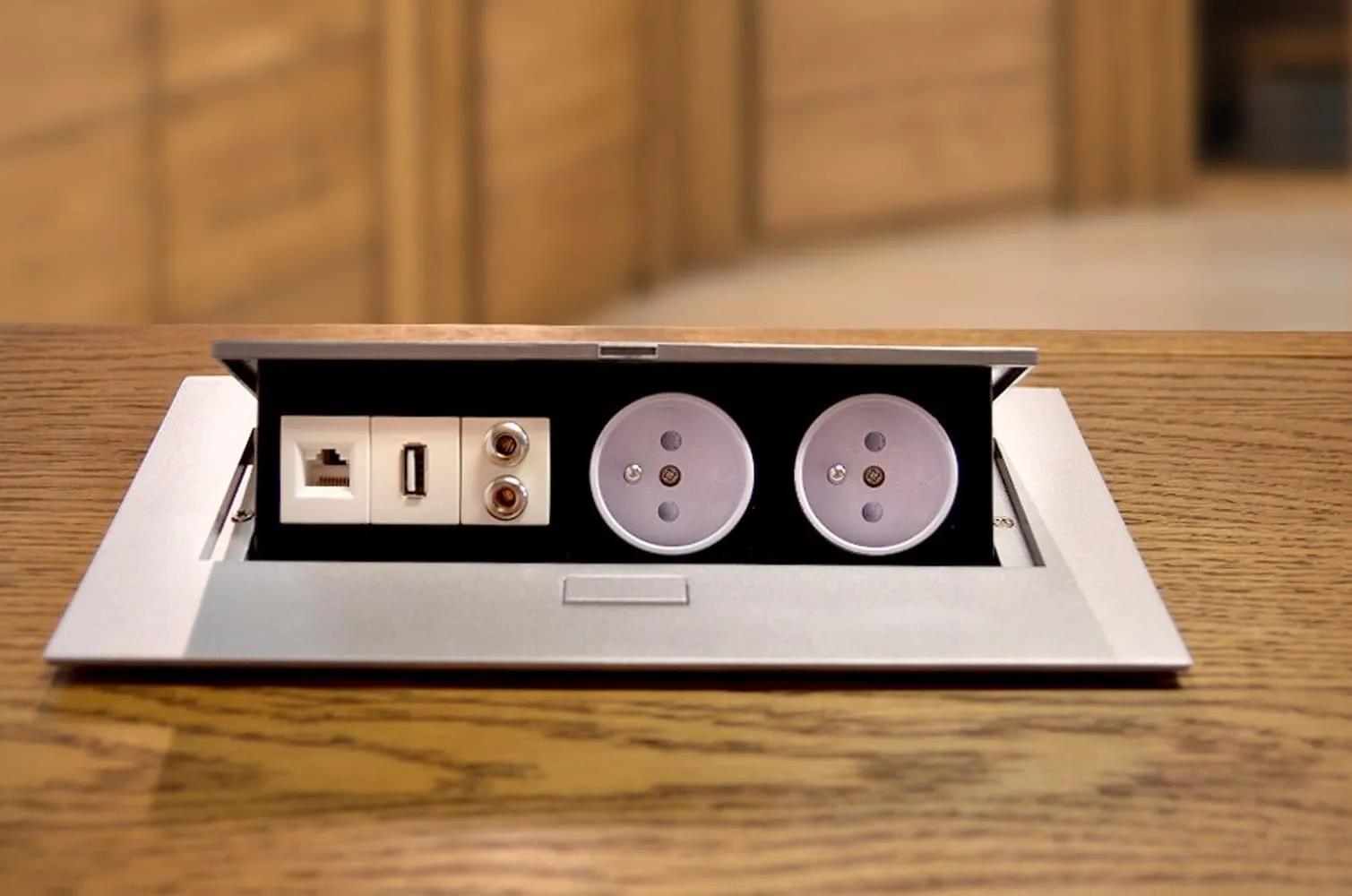 Biurko z szafką i 3 szufladami VELVET 37 gabinetowe drewniane dąb rustical 177x80x78cm - TH-100-0970