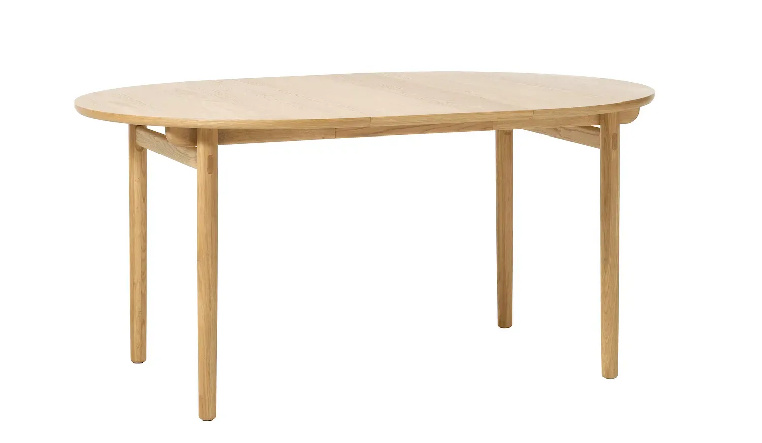 Dokładka powiększająca do stołu okrągłego CARNO 45x120 cm - dąb naturalny